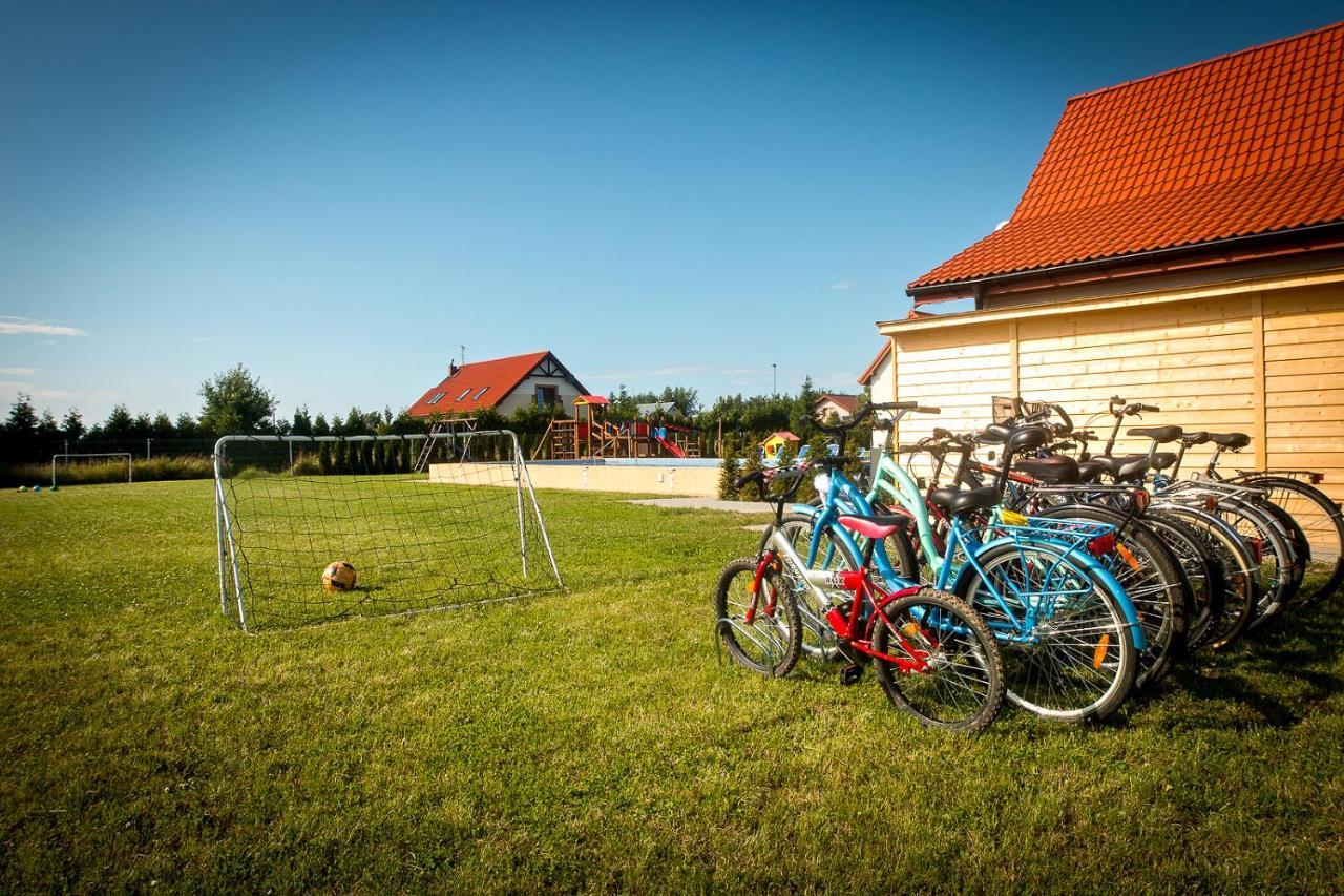 Aqua Fun Domki Z Basenem Ujście-Darłowskie Exterior foto